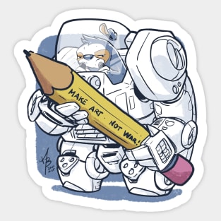 Make art bot Sticker